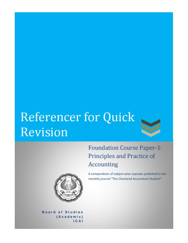 Referencer For Quick Revision 