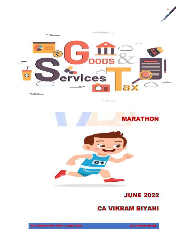Taxation Part 1 Notes by CA Vikram Biyani Sir