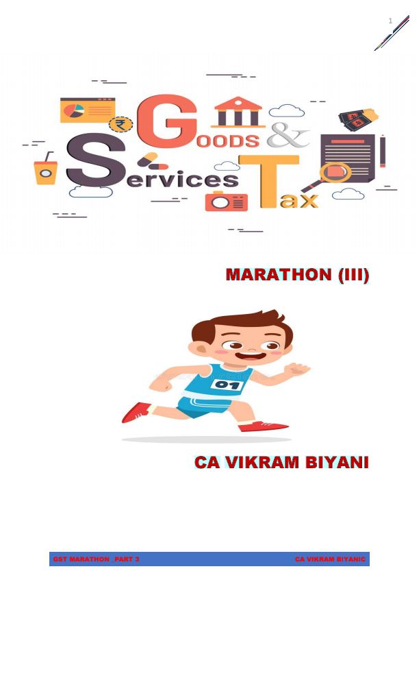 Taxation Part 3 Notes by CA Vikram Biyani Sir