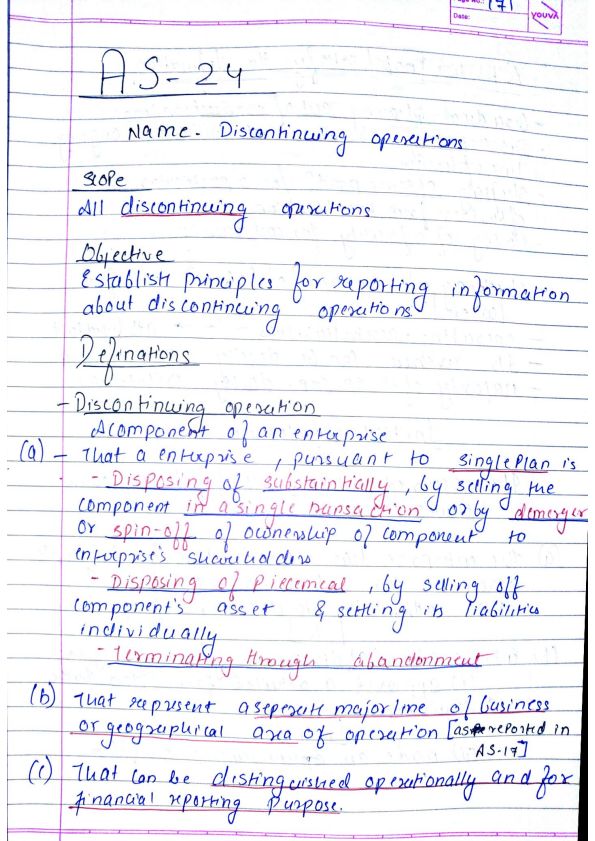 AS 24_ Discontinuing Operations Handwritten Notes