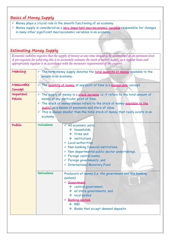 Economics Demo Notes by CA Rahul Garg