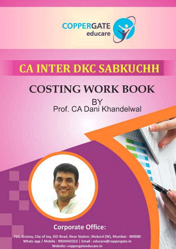 Costing Questions Workbook for Last Day Revision 