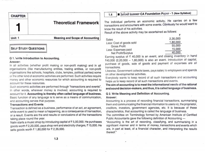 Ca foundation scanner for accounts