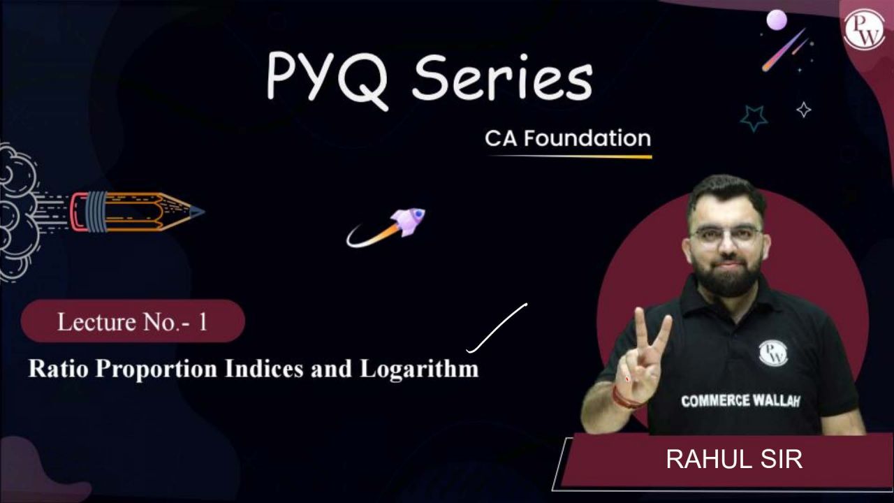Math CA foundation // important pyq question. no1
Join my telegram channel for videos lecture. https://t.me/cafreenotes85
https://t.me/cafreenotes85