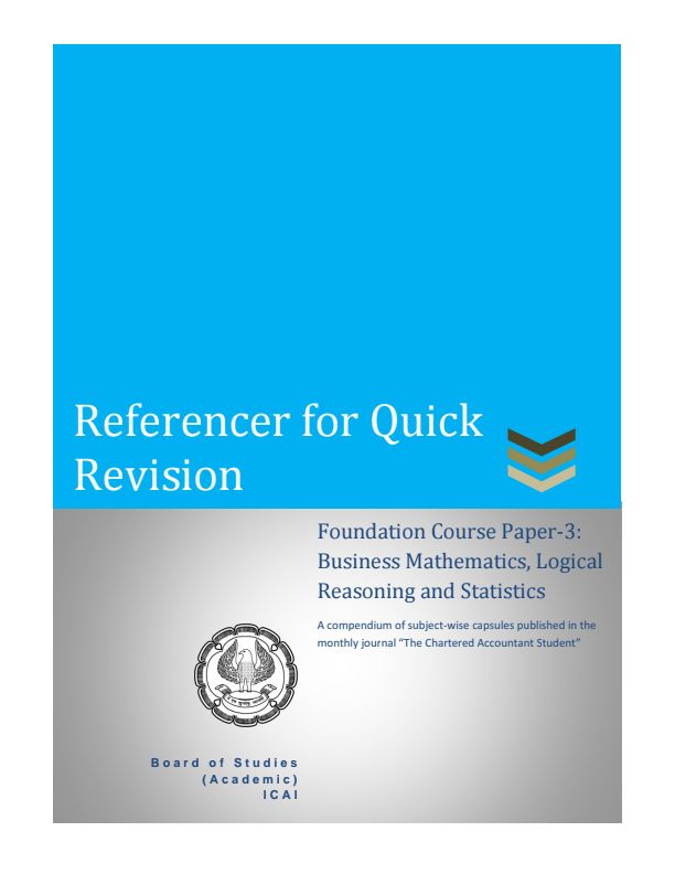 Quick revision 