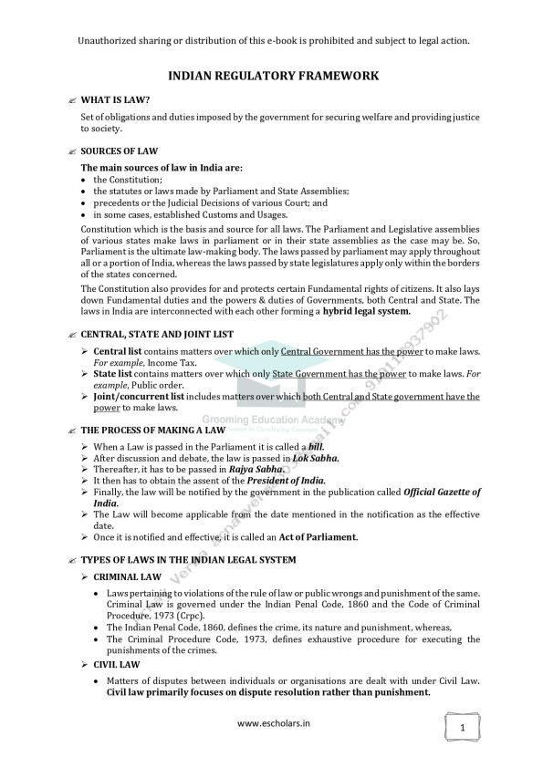 Grooming education academy 
Business Laws all chapters notes