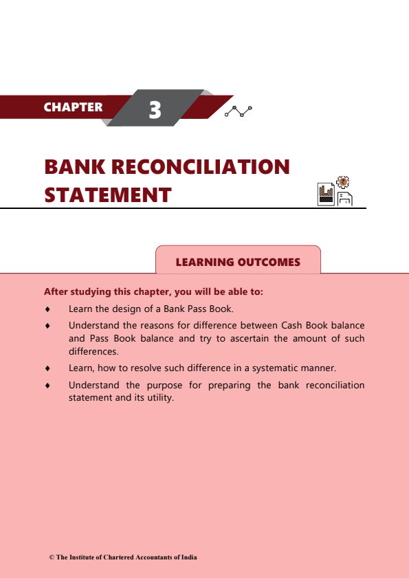 Accounting Ch-3 Bank Reconciliation Statement summary and pattern