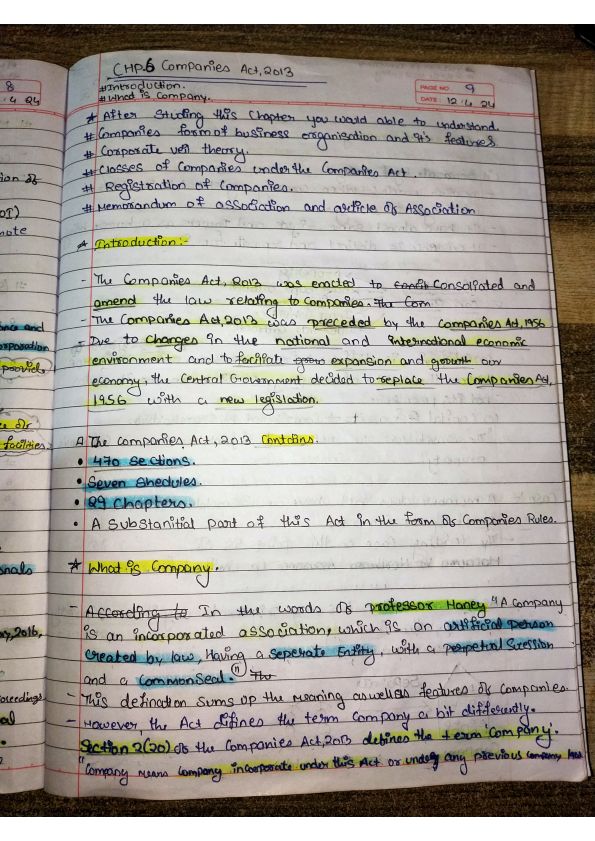The Companies Act,2013 
