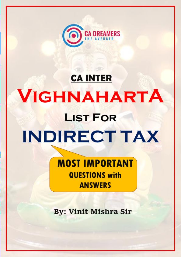 Indirect tax new questions list may 24 