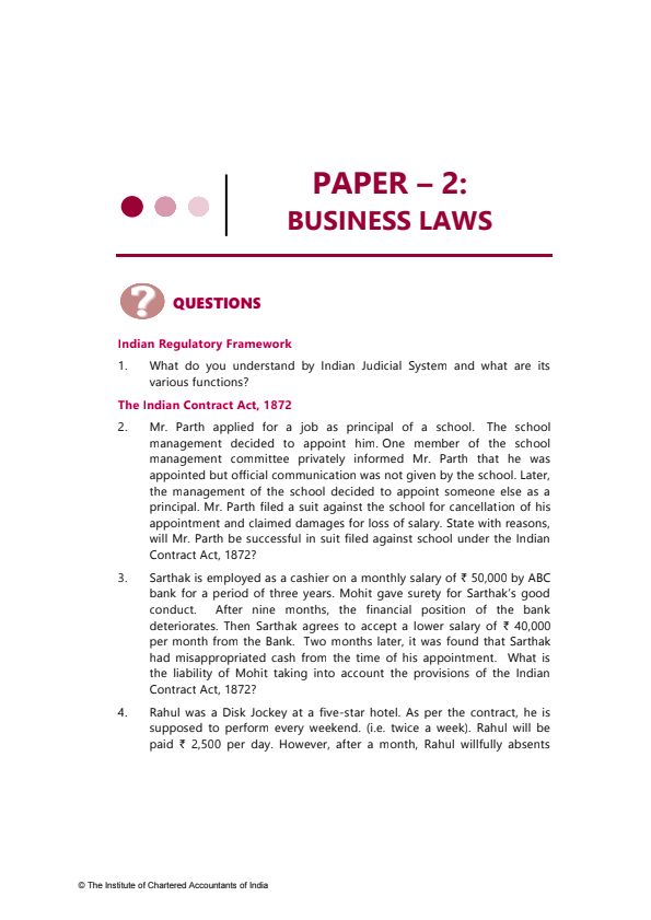 RTP Business law , foundation. June 2024