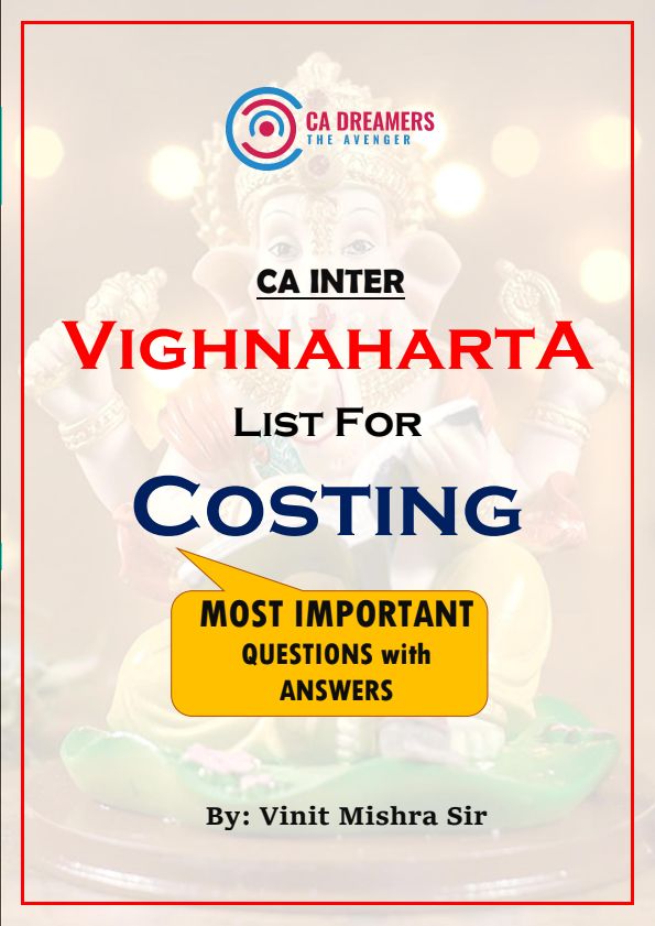 Cost and management imp questions list 
