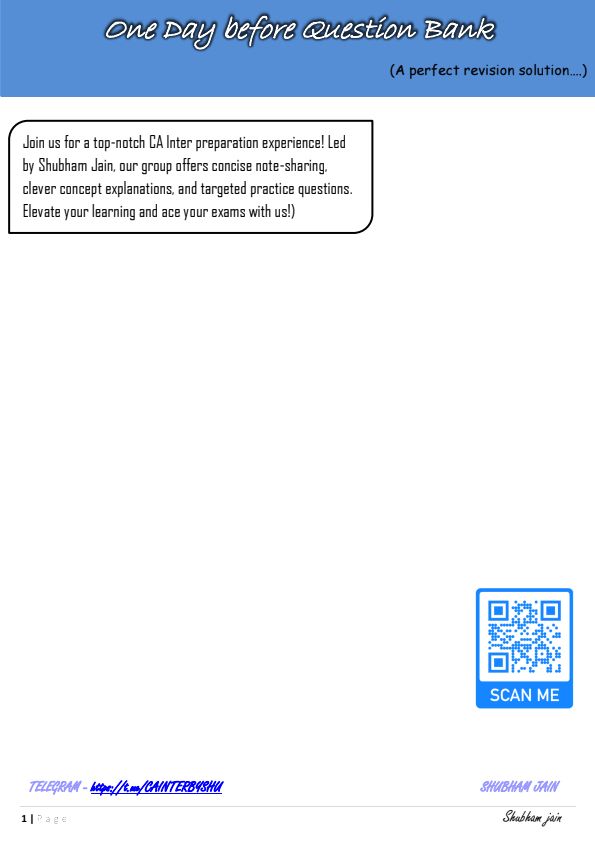 AS 14 AMALGAMATION NOTES + QUESTION BANK (INCLUDING ALL POSSIBLE ADJUSTMENTS)