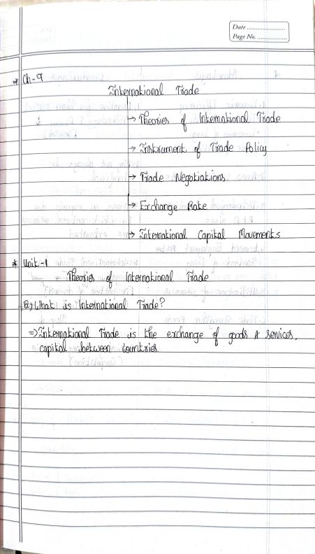            Business economics 
                 Chapter 9
            Hand written notes