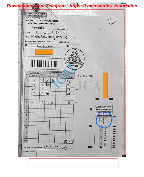 Certified accounts 96 marks 
See presentation and answers 
