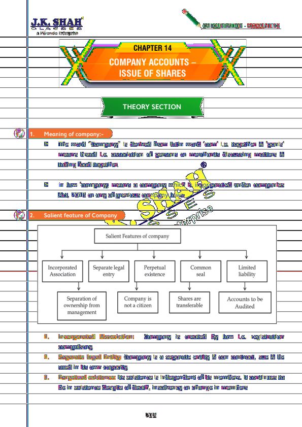 Company account all unit notes 
