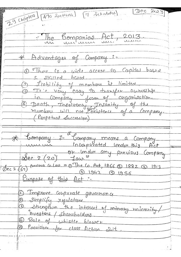 Company act 