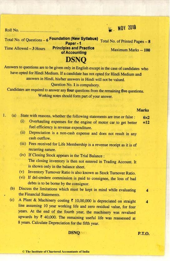 Nov 2018 past year paper answer bhi upload hai profile per 