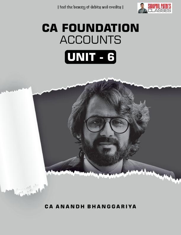CA Foundation ACCOUNTS THEORY BOOK

If you want ca wallah lectures join this telegram https://t.me/+7hWvEbNsz1Q3MzZl