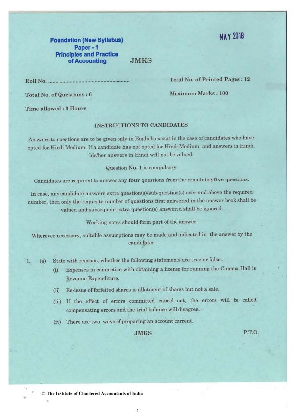 Account past year papers of last 11 attempts 