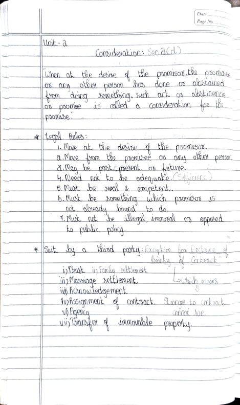               Indian Contract Act 
                        Unit 2
              Hand written notes 
If you want ca wallah lectures join this telegram https://t.me/+7hWvEbNsz1Q3MzZl