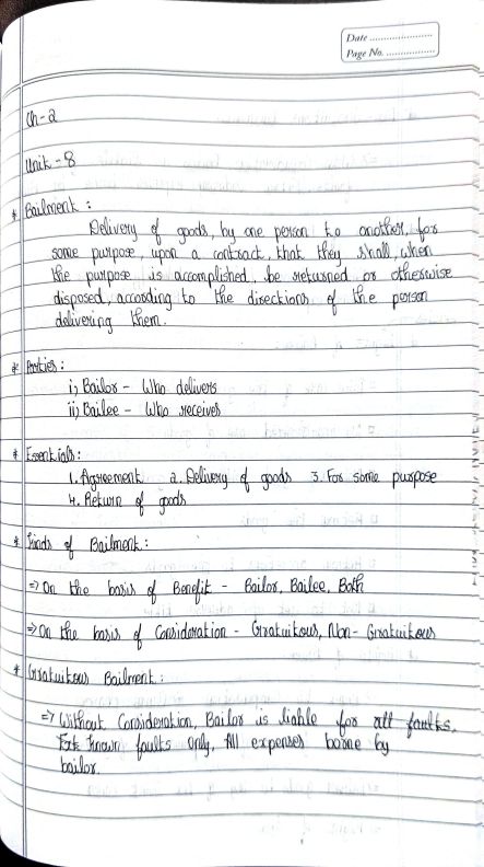               Indian Contract Act 
                        Unit 8
              Hand written notes 
If you want ca wallah lectures join this telegram https://t.me/+7hWvEbNsz1Q3MzZl