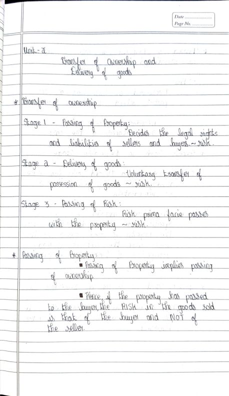              Sales of Goods Act 
                       Unit-3
             Hand written notes 
   If you want ca wallah lectures join this telegram https://t.me/+7hWvEbNsz1Q3MzZl