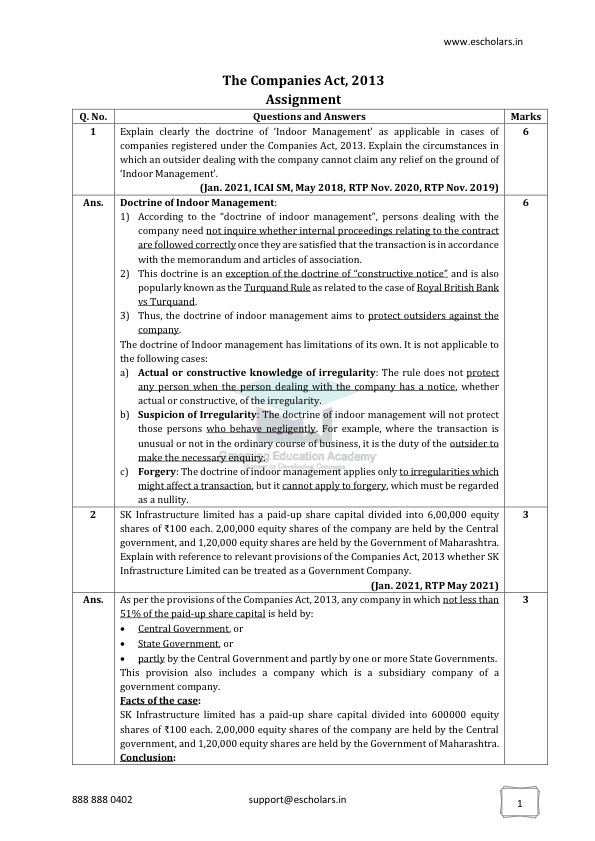 THE COMPNIES ACT,2013