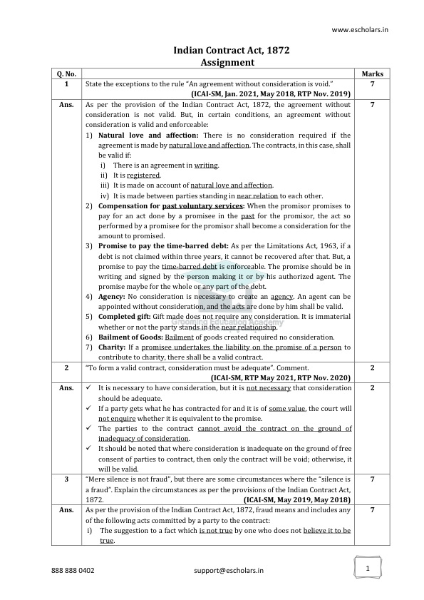 INDAIN CONTRACT ACT,1872