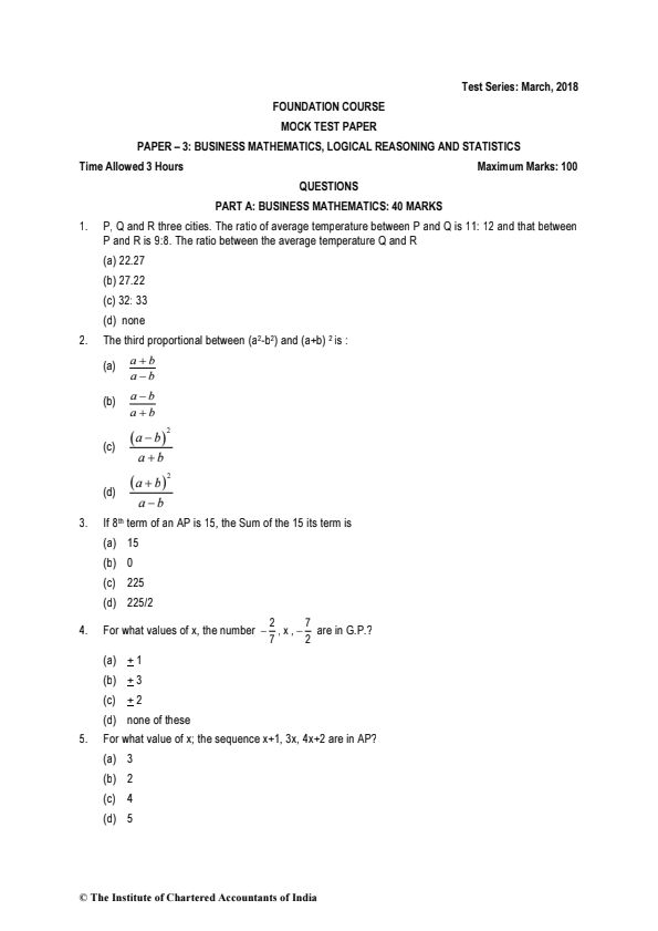 MAY 2018 MTP ALL SUBJECTS WITH LAW ANSWERS 