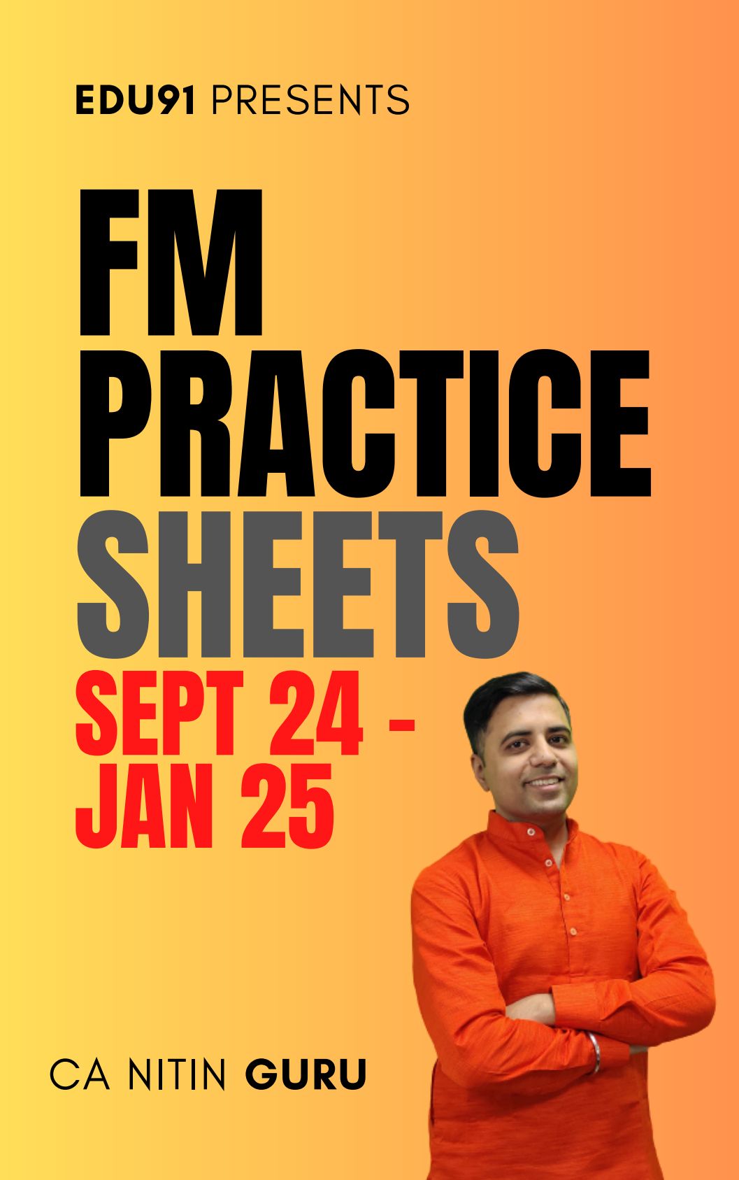 FM practice sheets by CA Nitin Guru Sir