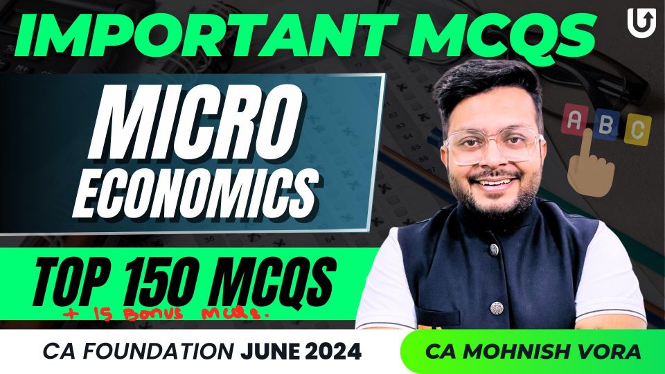 MICRO ECO TOP 150 MCQ BY MV SIR