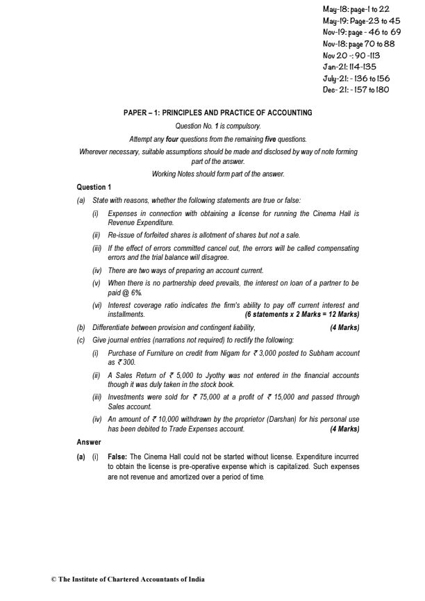 Previous years question papers