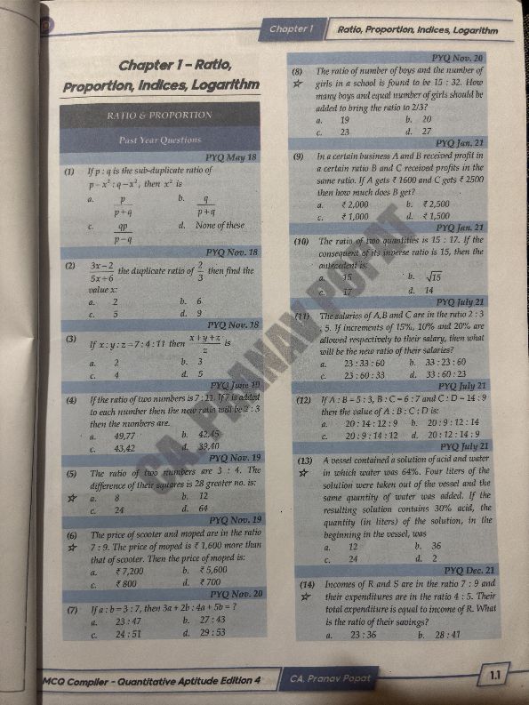 Pranav Popat sir MCQ compiler CHP 1