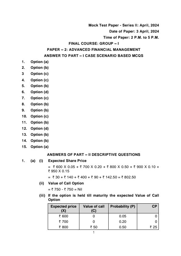 MTP 2 Answers For May 24 