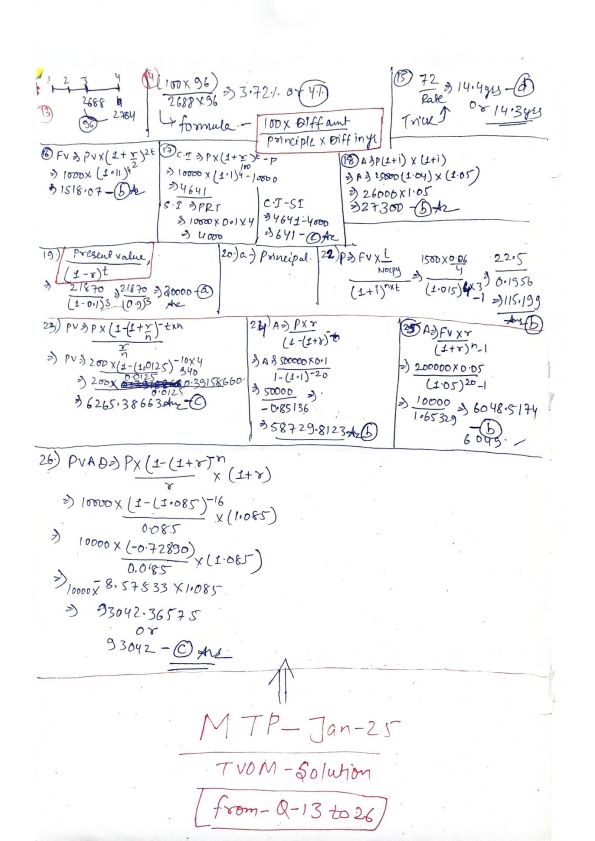 TVOM-MTP JAN 25 SOLUTION.