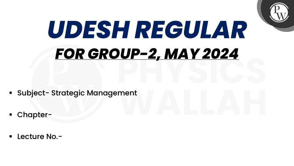 Sunil sir Strategic management hand written notes