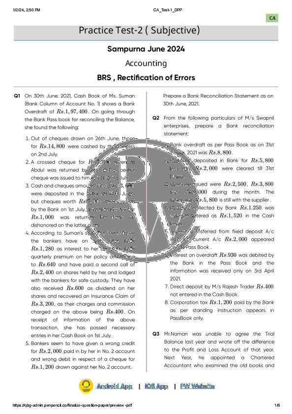 paper 1
BRS & ROE