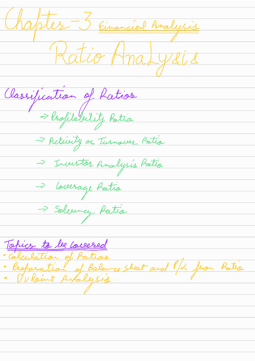 Patio Notes Download chapter-3 Patio Analysis of FM Handwritten Notes For Quick ...