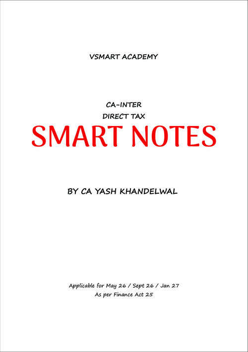 Download CA INTER DT SMART NOTES BY YASH KHANDELWAL FOR MAY SEP 26 ...