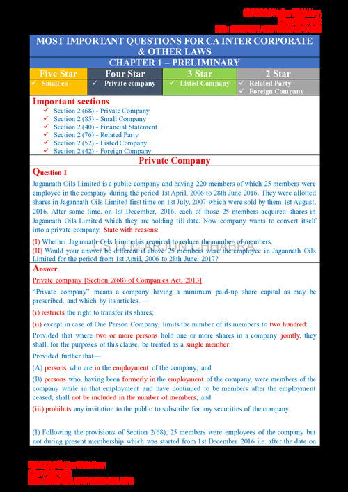 Law question bank Arjun chhabra sir