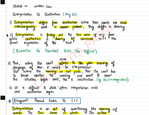 Ammendmend learning notes 