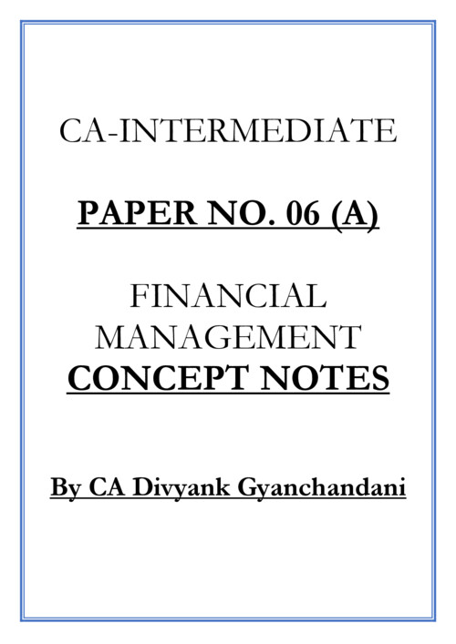 Fm concept notes By Avj Academy