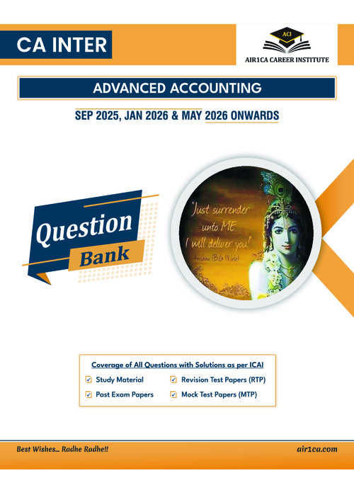 AIR1CA ADVANCED ACCOUNTING QUESTION BANK 