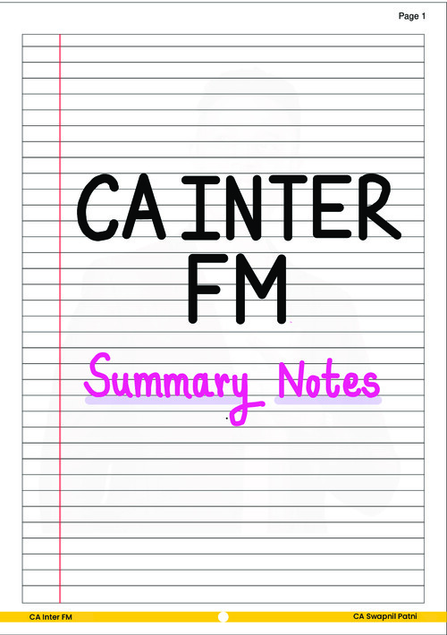 Fm deatiled notes by spc ( saupnil patni )