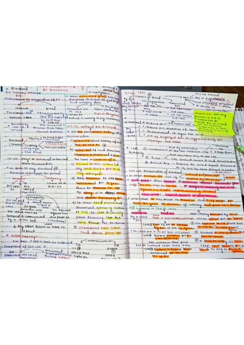 DIVIDEND ALL CONCEPT IN 2 PAGES EXHUSTIVE COVERAGE