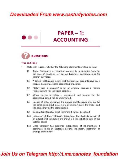 CA FOUNDATION RTP SEP. 2026
ACCOUNTING 