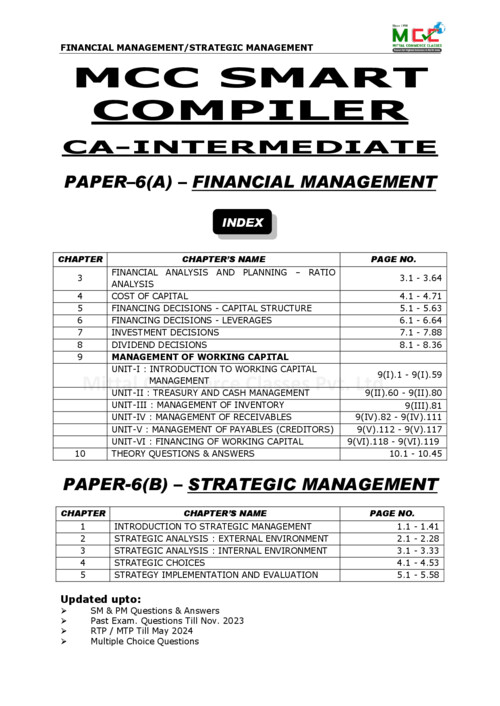 FM & SM QUESTION BANK ,PYQ,MTP,RTP ALL IN ONE