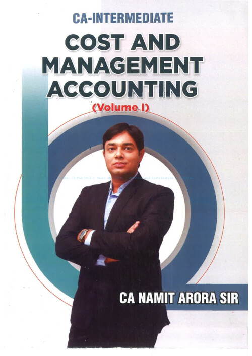Cost Accounting Question bank ( volume 1)by Namit Arora For Sept 26 