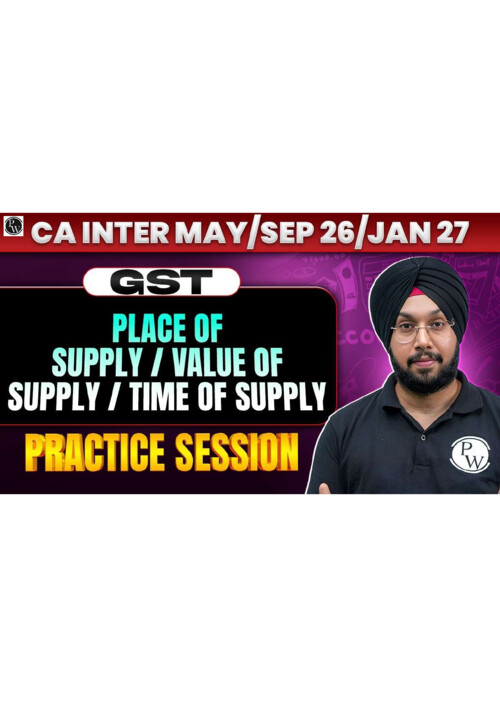 Gst - POS , VOS , TOS Questions (RTP'S MTP'S PYQ'S till May 26)
