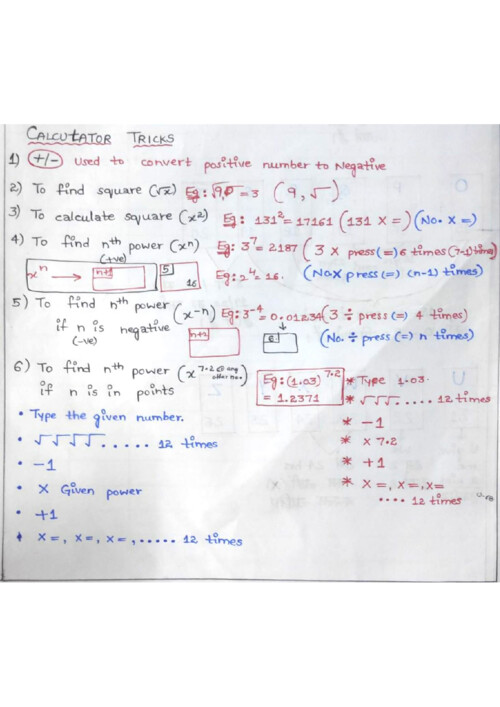 All chapters Calculator tricks of quants...check it now ✅